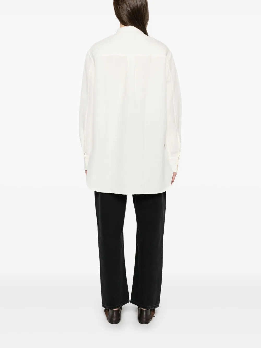 Studio Nicholson Blouse met lange mouwen Wit