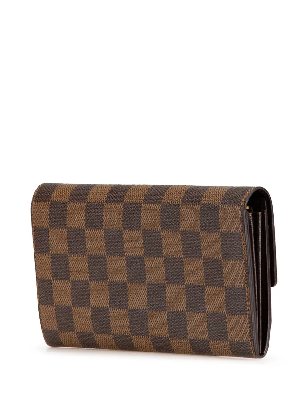 Louis Vuitton Pre-Owned 2012 Damier Ebene Sarah Wallet long wallets - Bruin