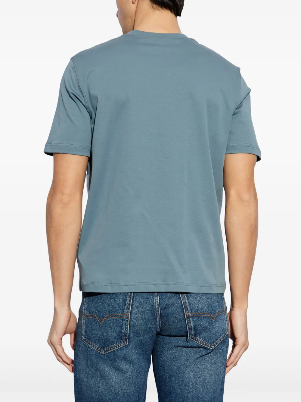 Diesel T-Adjust Q5 T-shirt Blauw