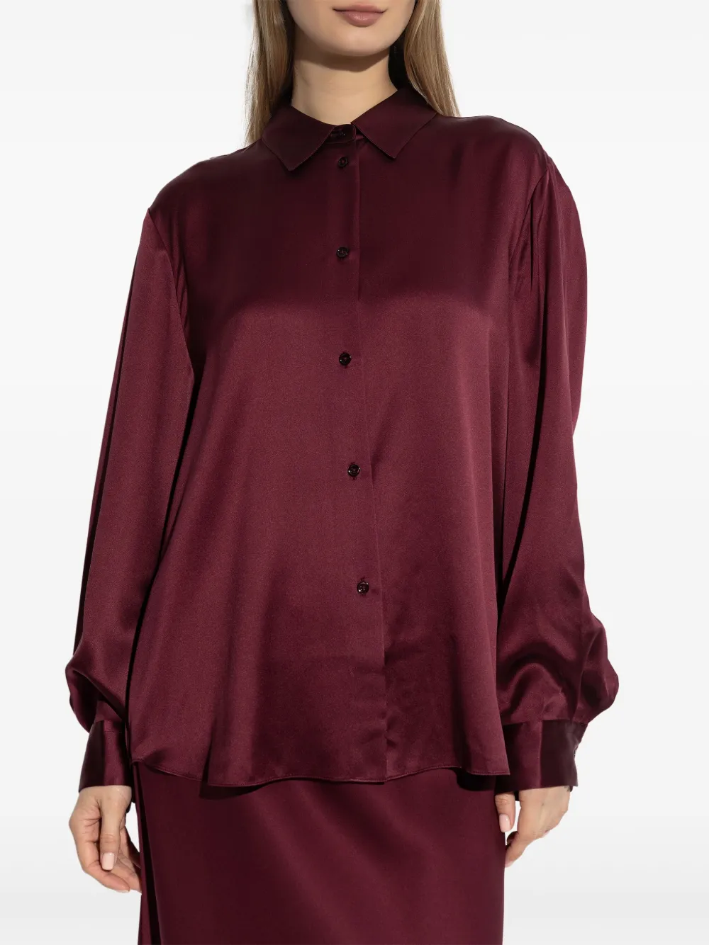 Lisa Yang silk shirt - Rood