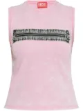 Diesel T-Arted tank top - Pink