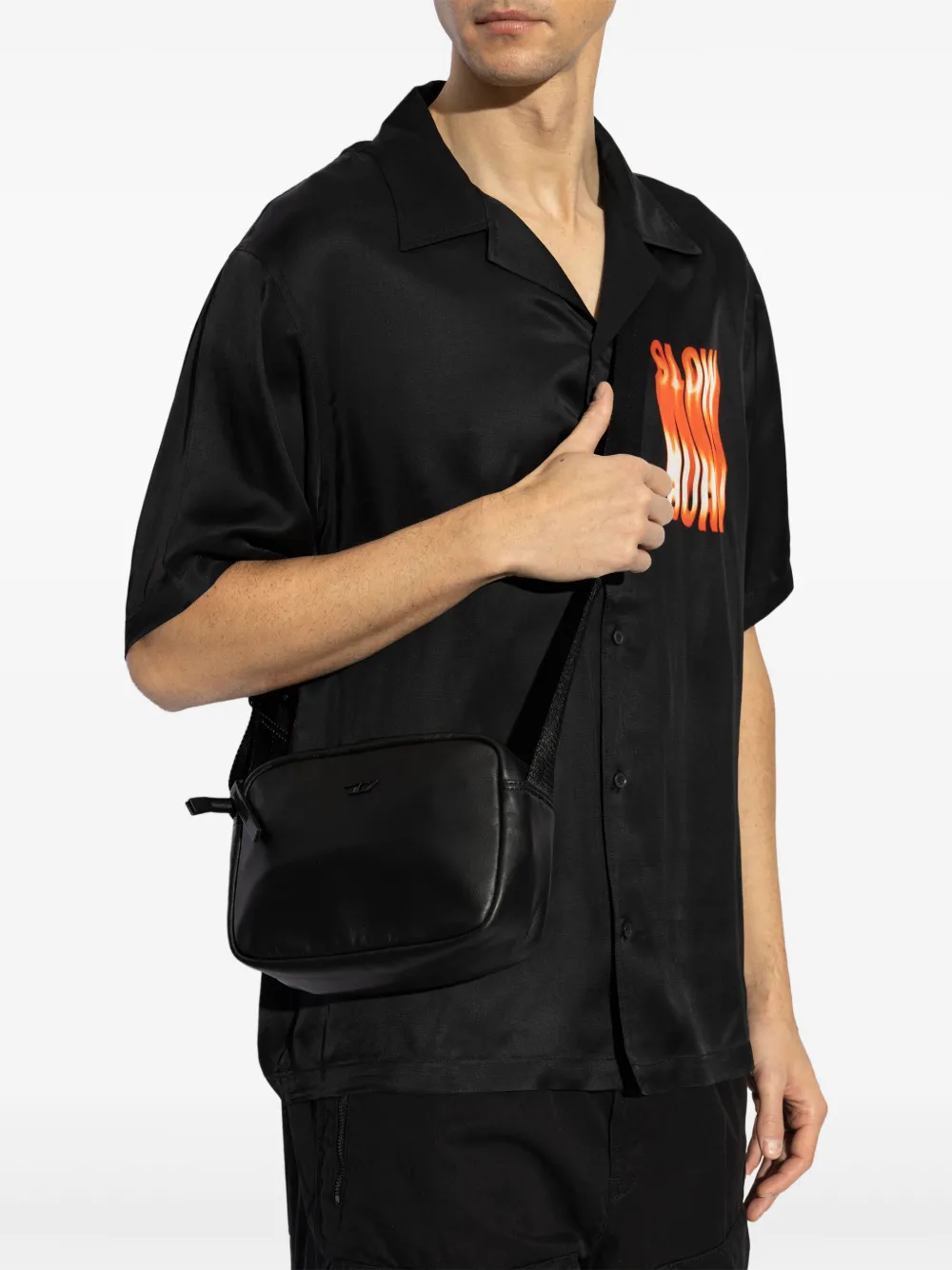 Diesel Rave shoulder bag - Zwart