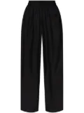 Lisa Yang silk track pants - Black