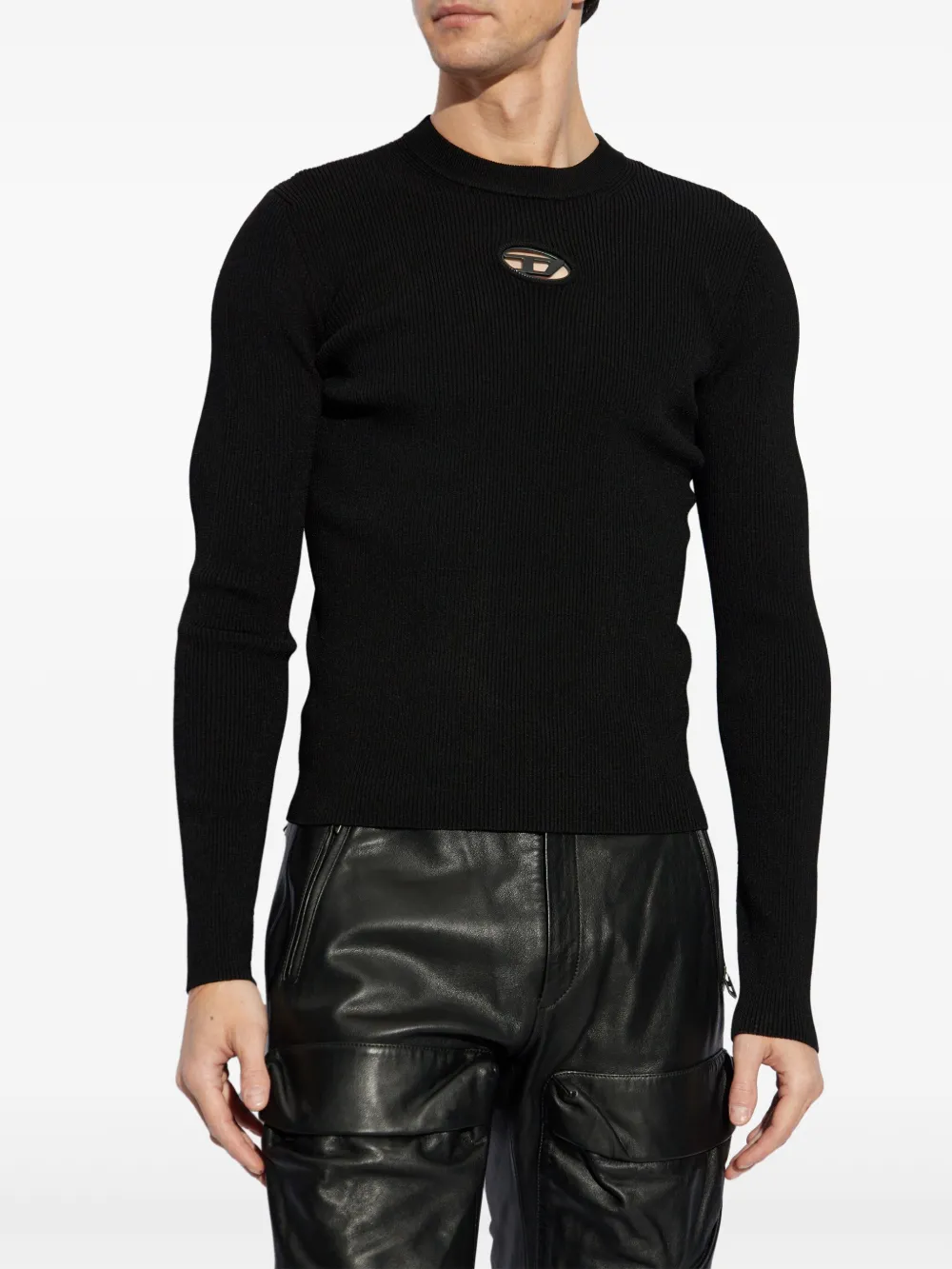 Diesel K-Zackary T-shirt Zwart