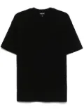 Emporio Armani textured T-shirt - Black