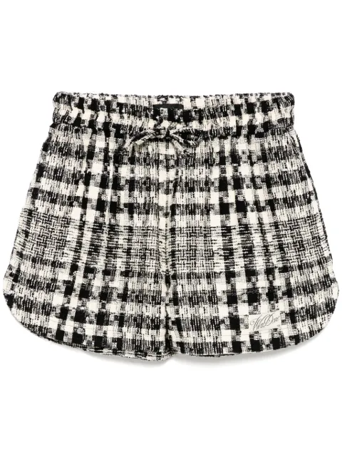 We11done checked shorts