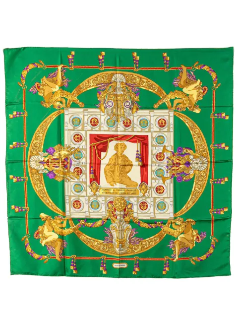 Hermès Pre-Owned mascada 20th Century Hommage a Charles Garnier Silk Scarf