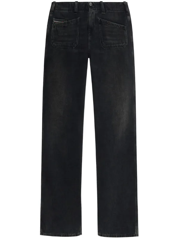 Diesel D-Keate 09j96 ブーツカットジーンズ | ブラック | FARFETCH JP