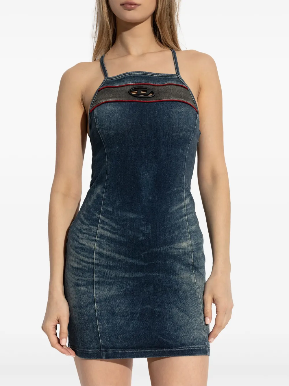 Diesel De-Pilu jurk Blauw