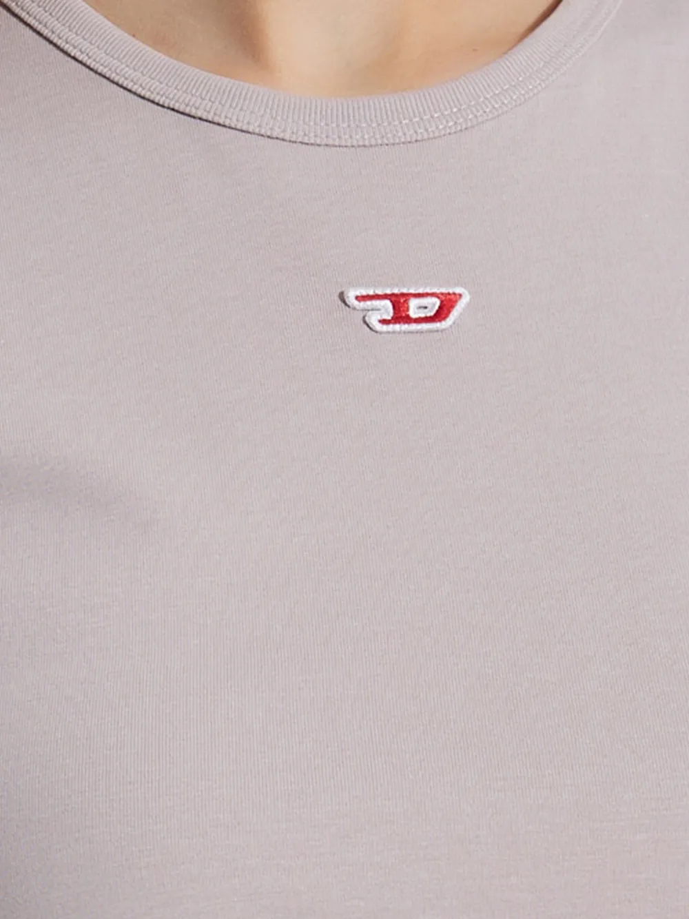 Diesel T-Uncutie-Long-D T-shirt Paars
