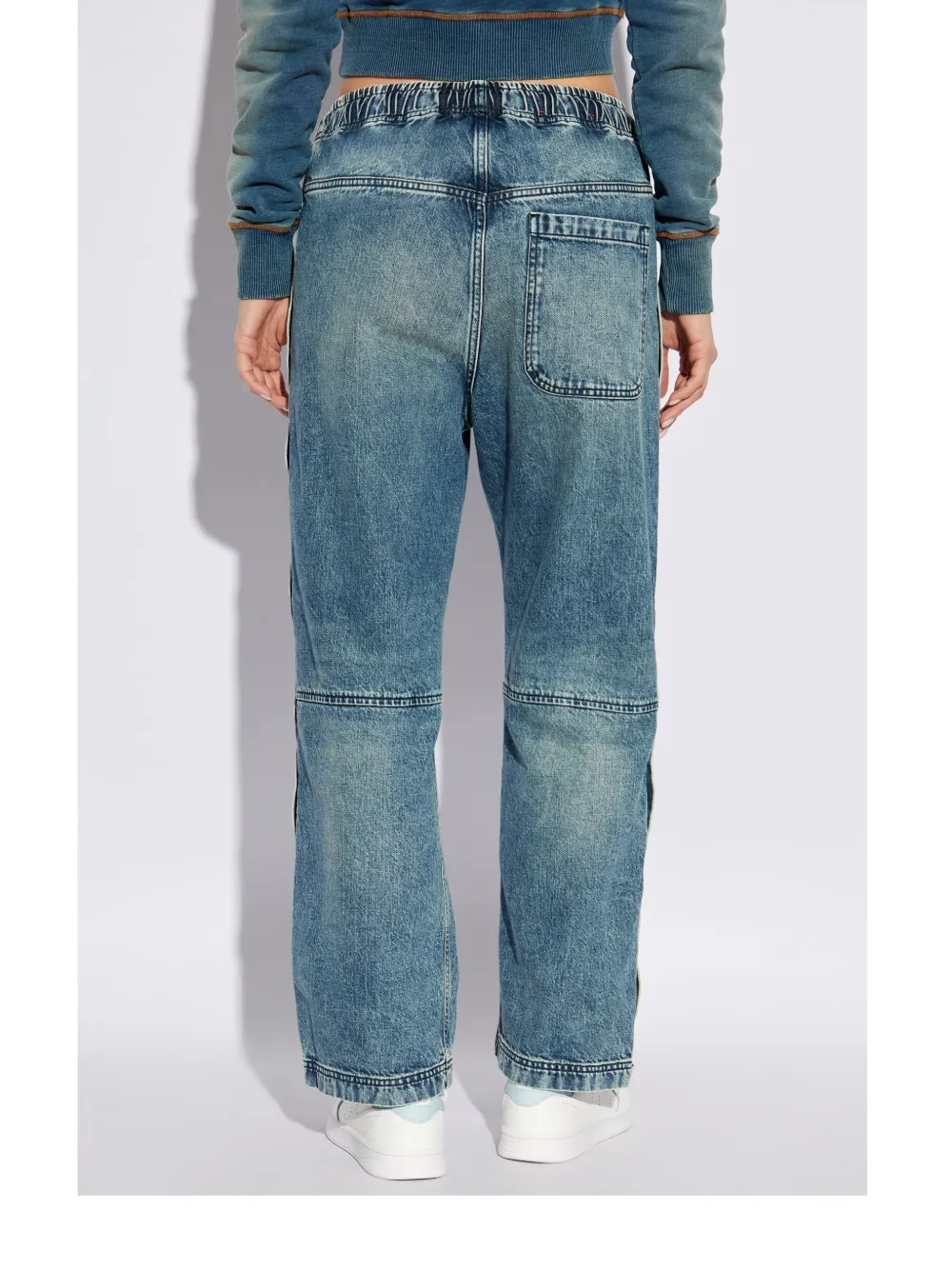 Diesel D-axfor 0abcp jeans Blauw