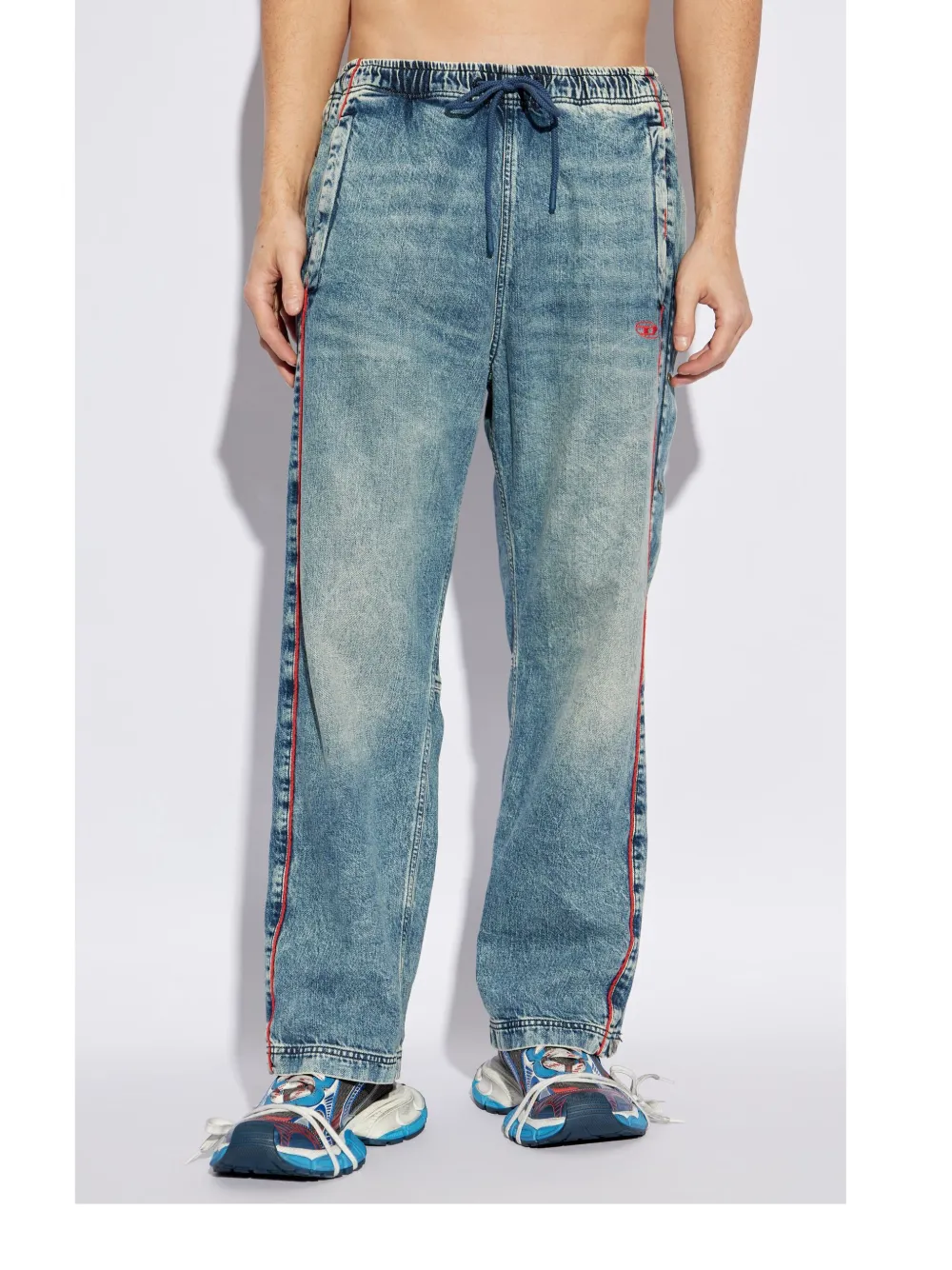 Diesel D-axfor 0abcp jeans Blauw
