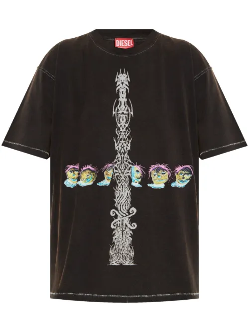 Diesel t-shirt T-BOXT-R4 - Noir - Diesel - Modalova