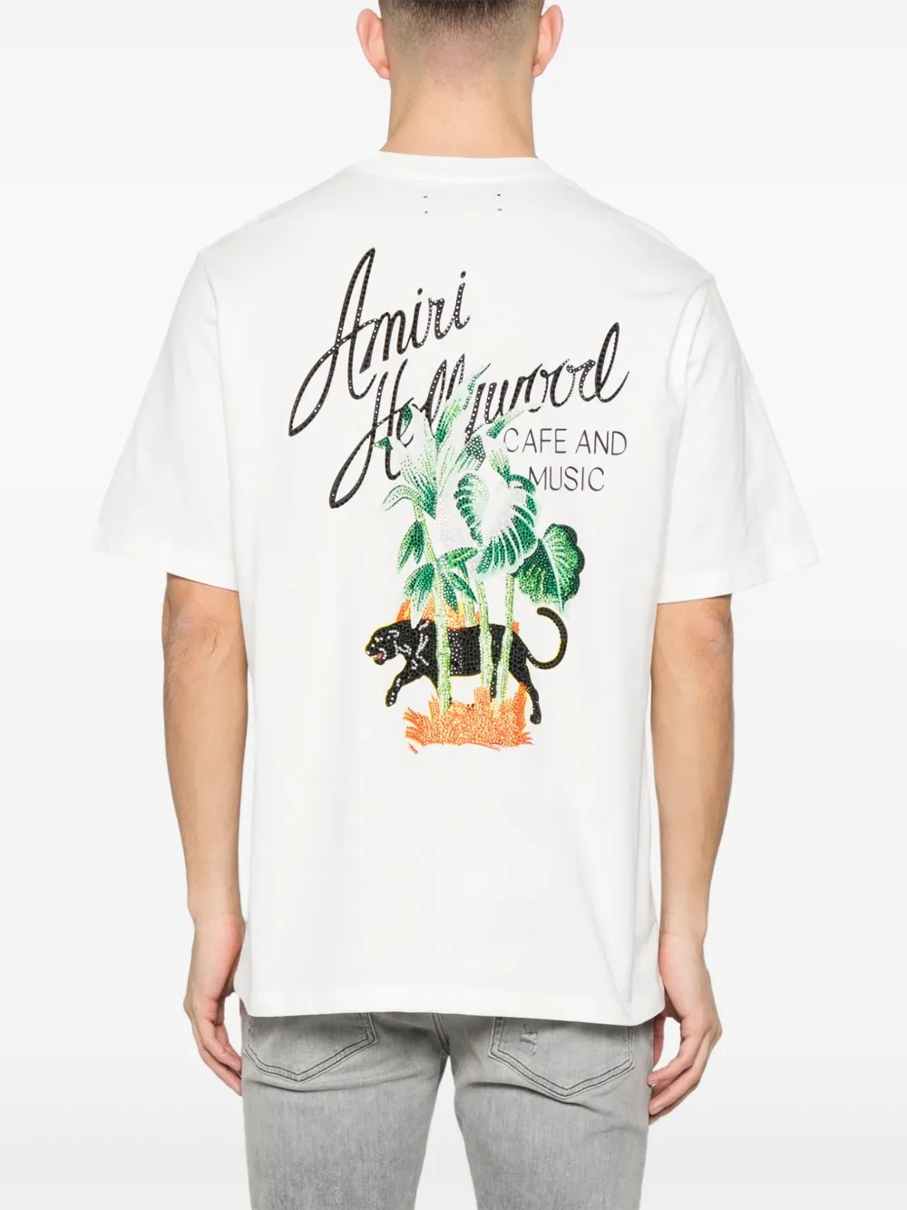 AMIRI Hollywood T-shirt Wit