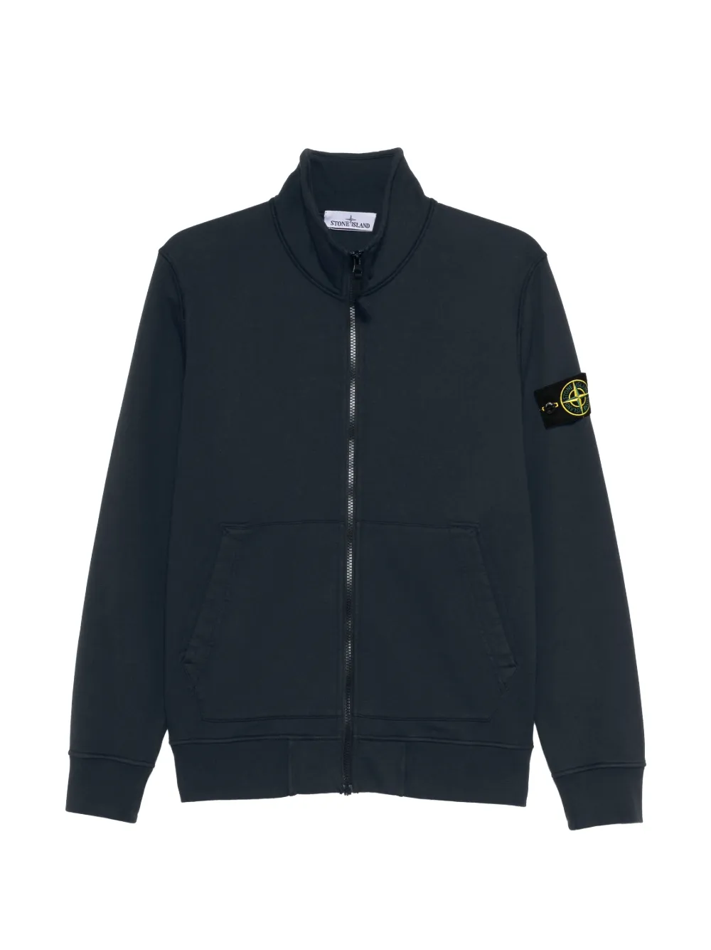Stone Island Sweater met Compass-logopatch Zwart