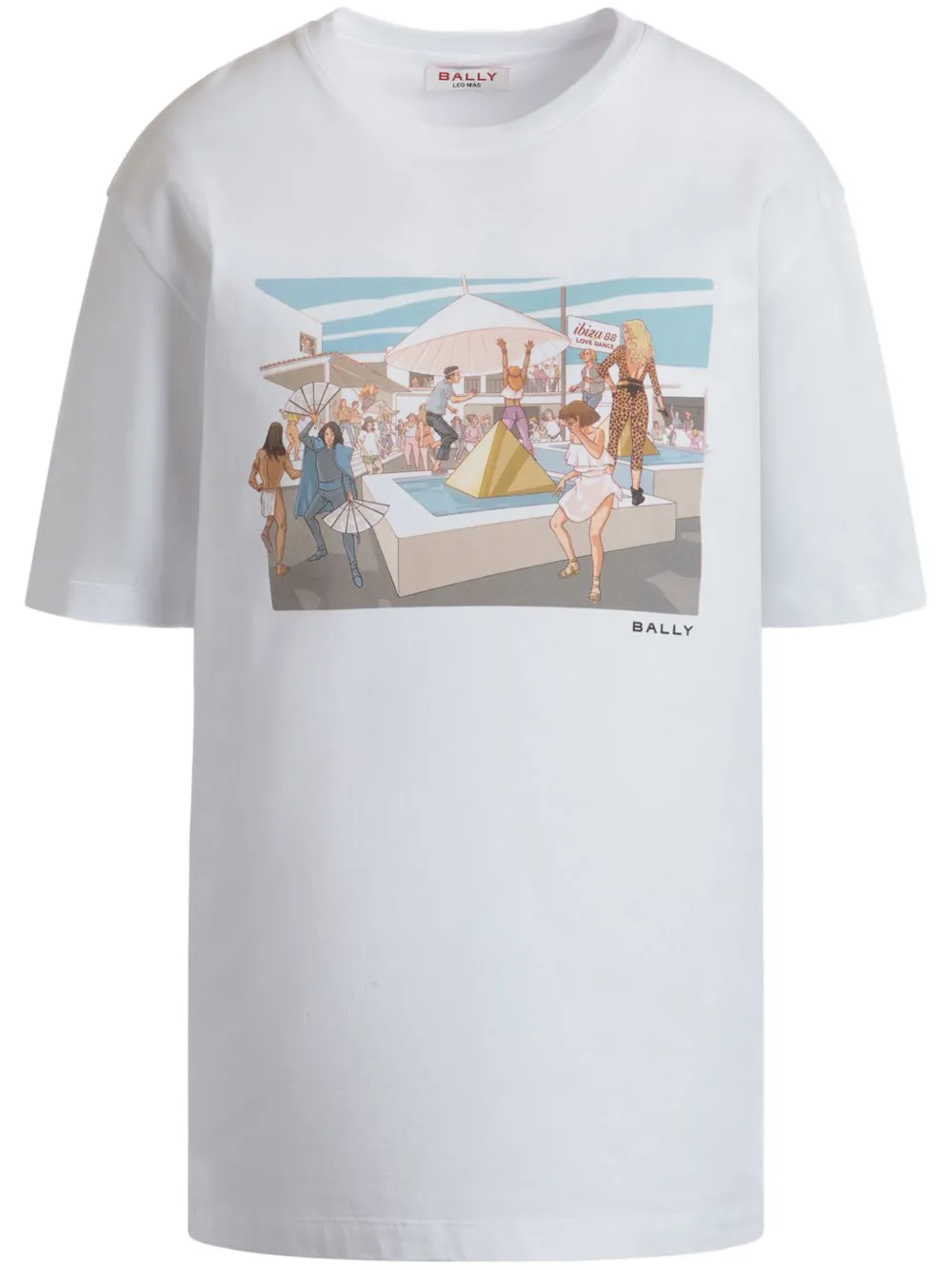 Rabanne logo-print T-shirt - Black | Compare | Closer