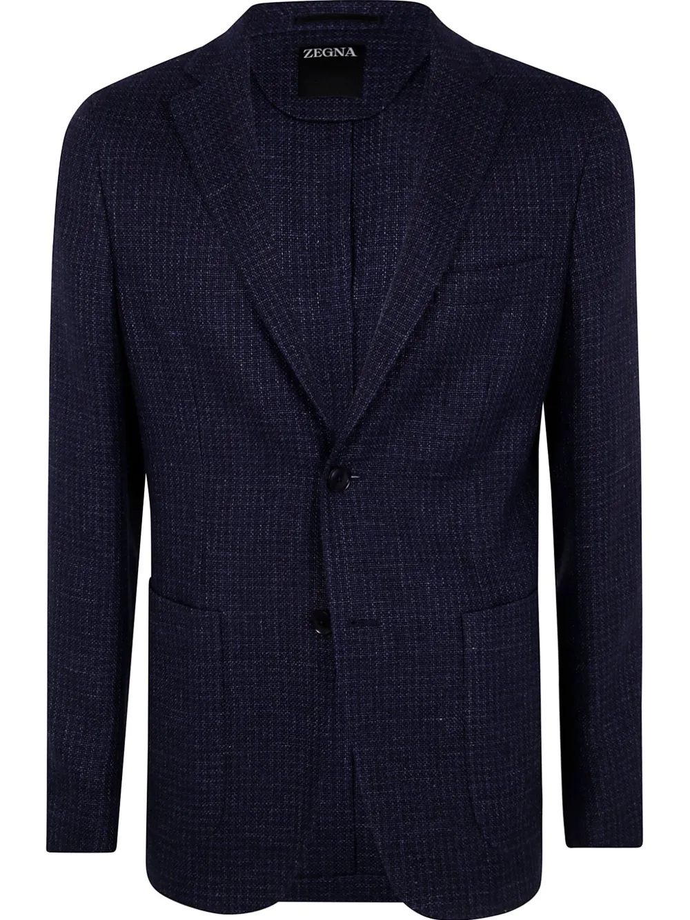 Zegna Wollen blazer Blauw