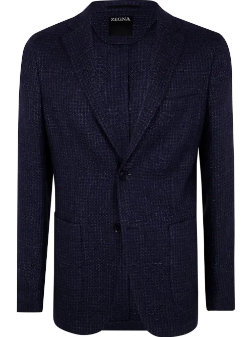 Blazer à design texturé - Zegna - Modalova
