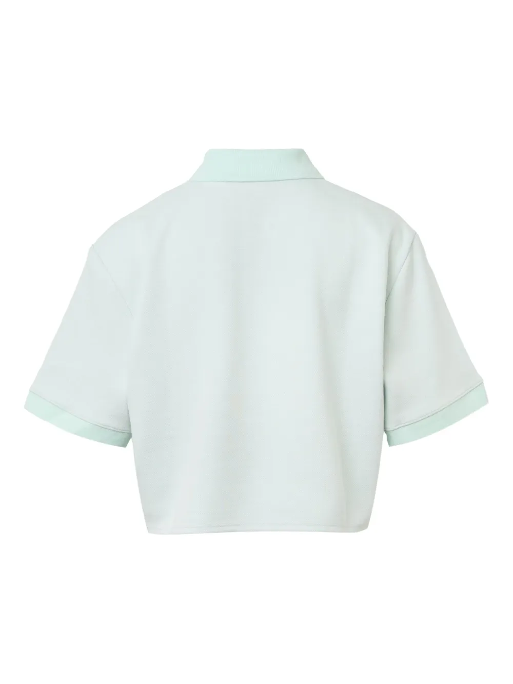 We11done logo-embroidered polo top - Wit