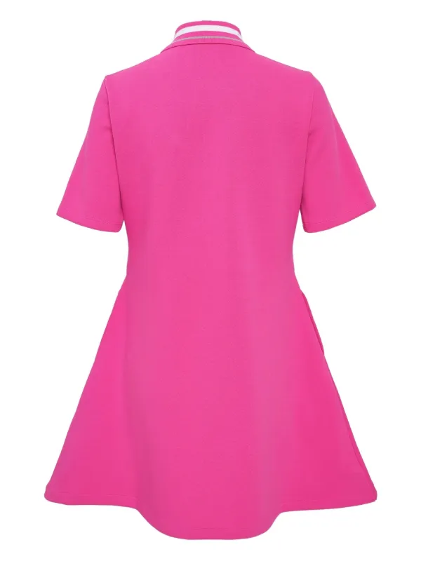 pink collared mini dress Collared Mini Dress