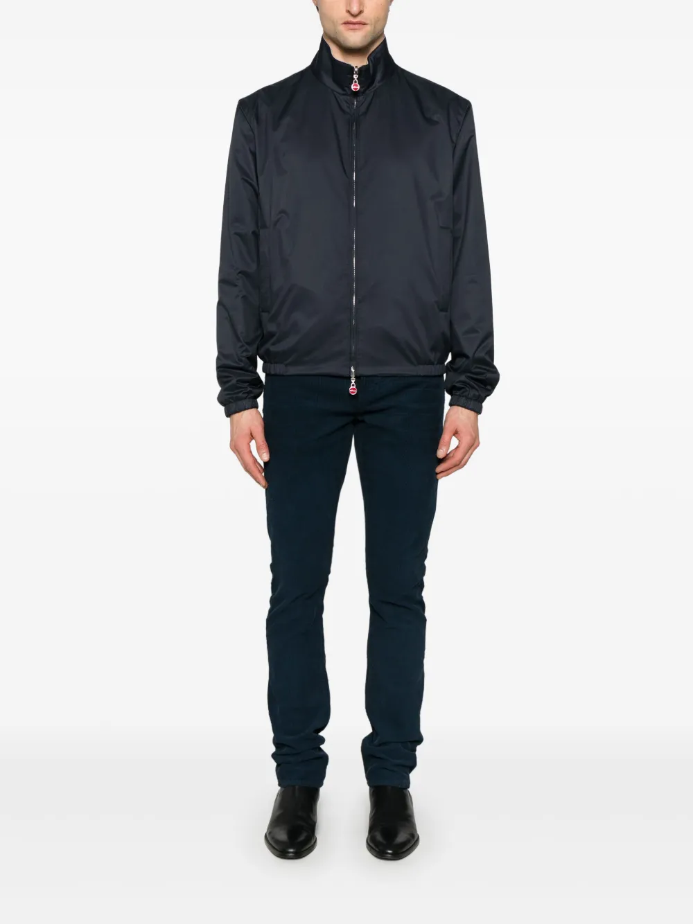 Kiton Omkeerbaar jack - Blauw