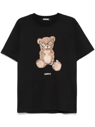 BARROW テディベア Tシャツ | ブラック | FARFETCH JP