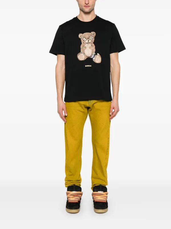 BARROW テディベア Tシャツ | ブラック | FARFETCH JP