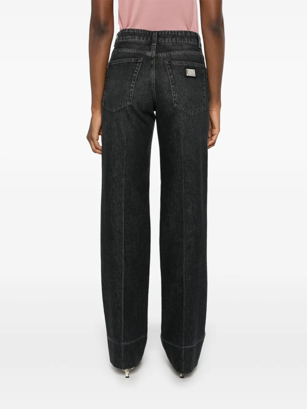Dolce & Gabbana Straight jeans Zwart