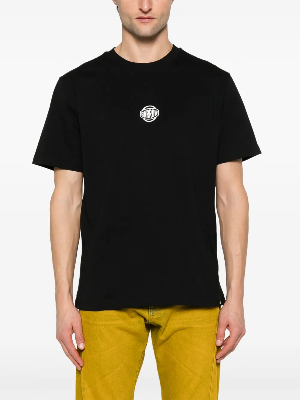 BARROW T-shirt met print Zwart