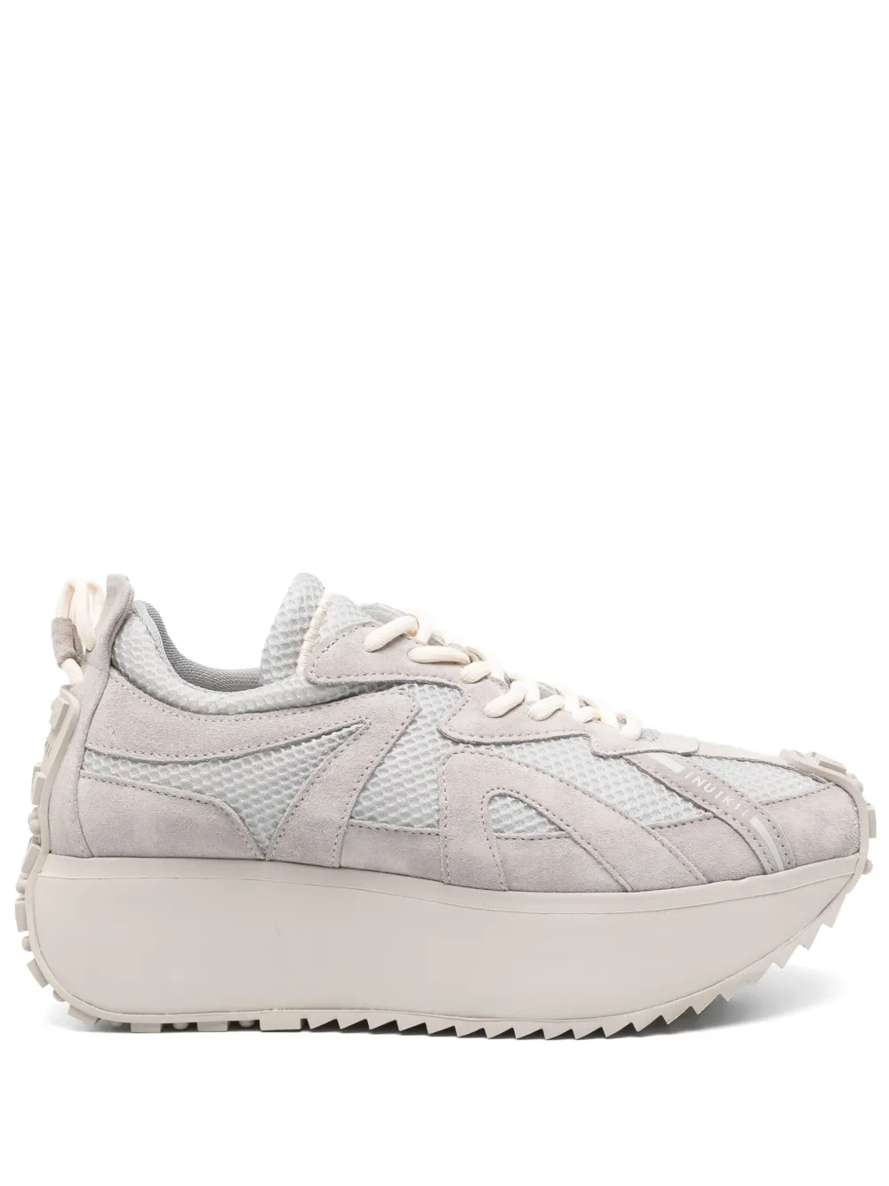 Inuikii Sneakers met suède vlak Grijs