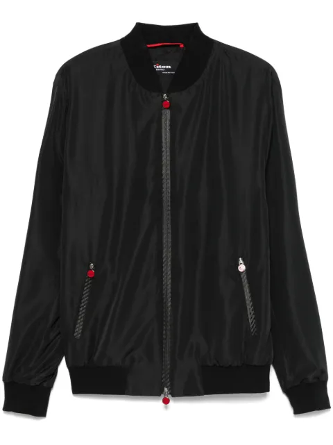 Kiton zip-up bomber jacket