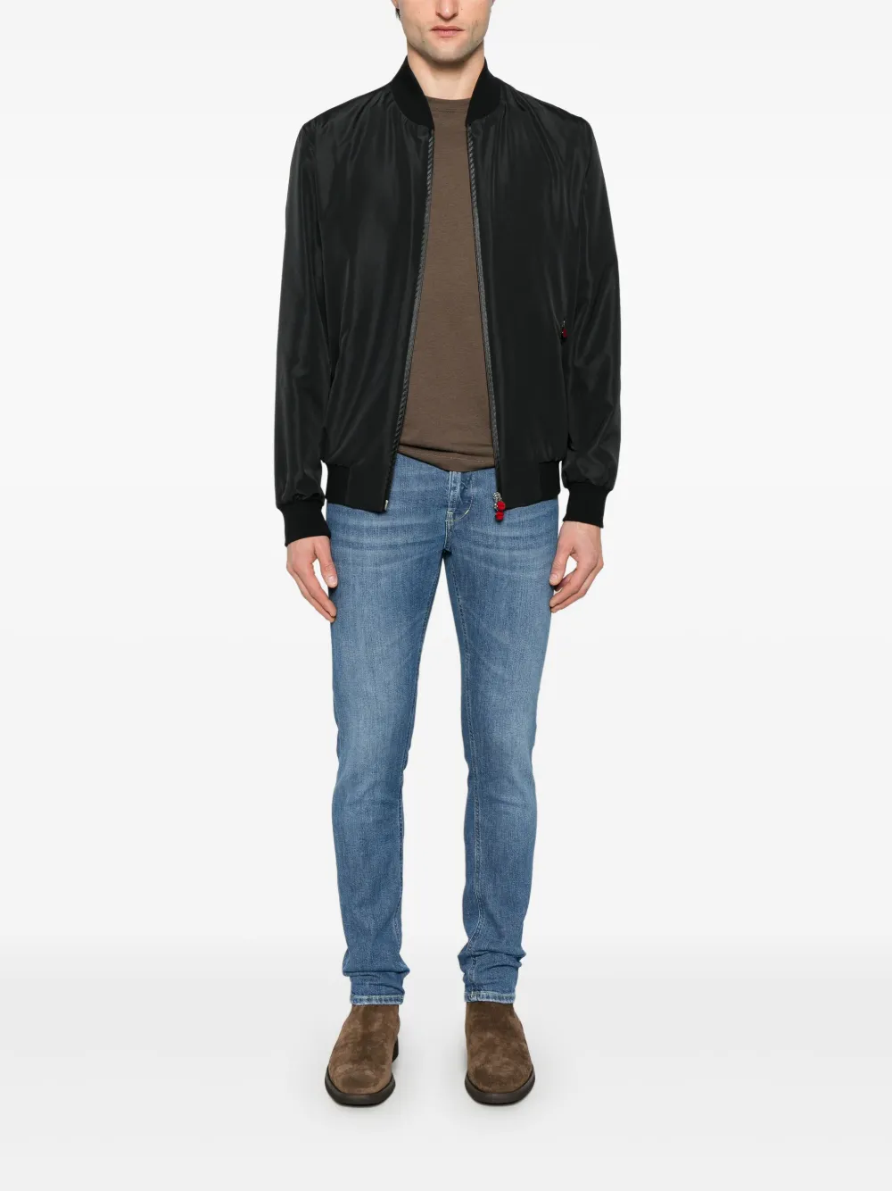 Kiton zip-up bomber jacket | Bomber Jackets | Image 2