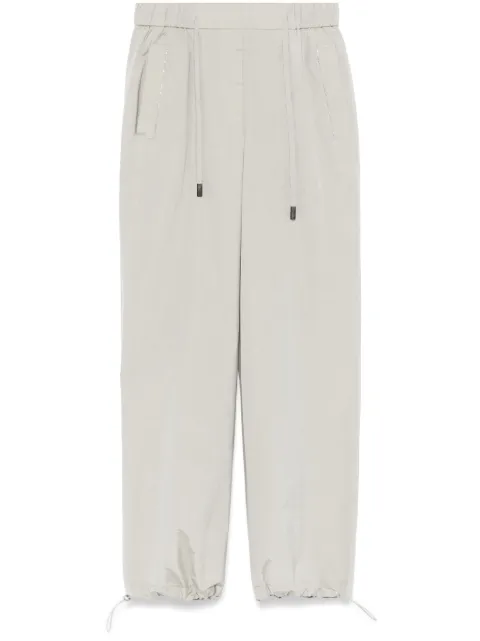 Peserico Punto Luce-chain straight-leg trousers