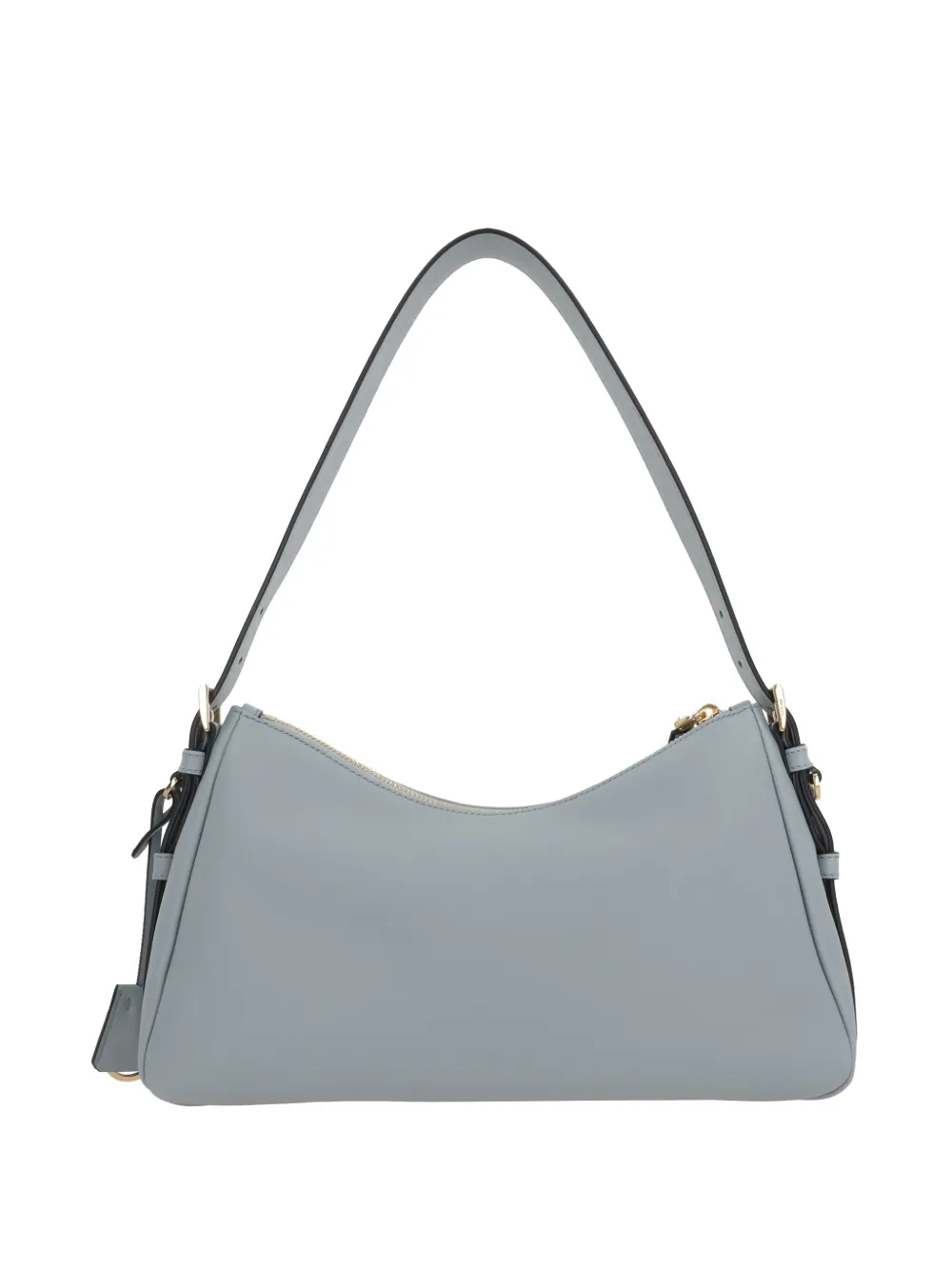Prada Aimée medium suède schoudertas - Blauw