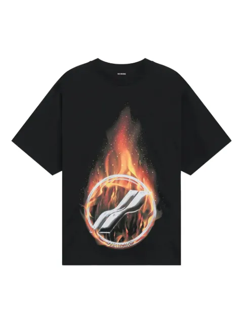 We11done flame logo T-shirt