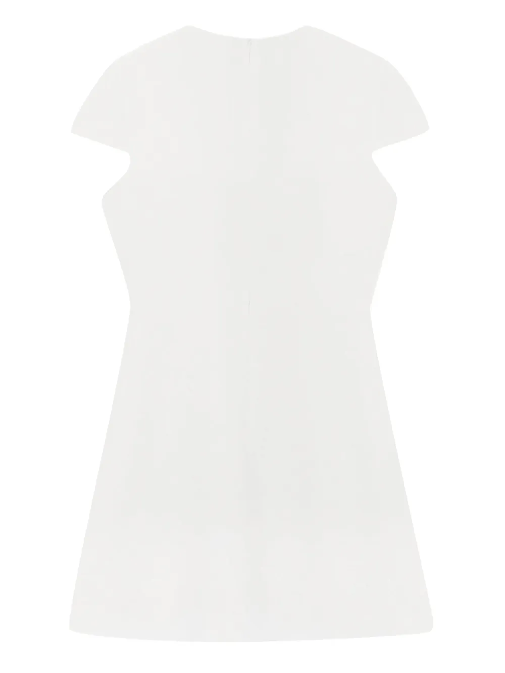 We11done short-sleeve mini dress Wit