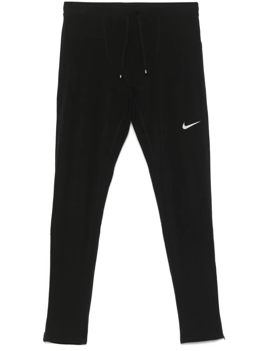 Swoosh-detail performance leggings