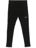 Nike Swoosh-detail performance leggings - Black