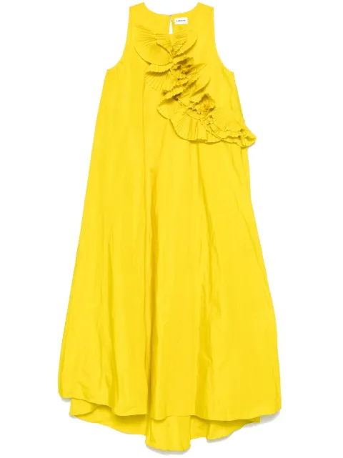 P.A.R.O.S.H. ruffled-detail maxi dress