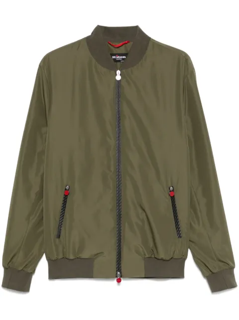 Kiton chamarra bomber con cierre