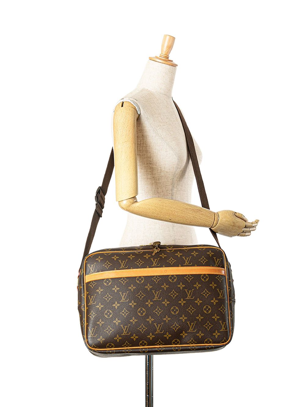 Louis Vuitton Pre-Owned 1999 Monogram Reporter GM crossbody bag - Bruin