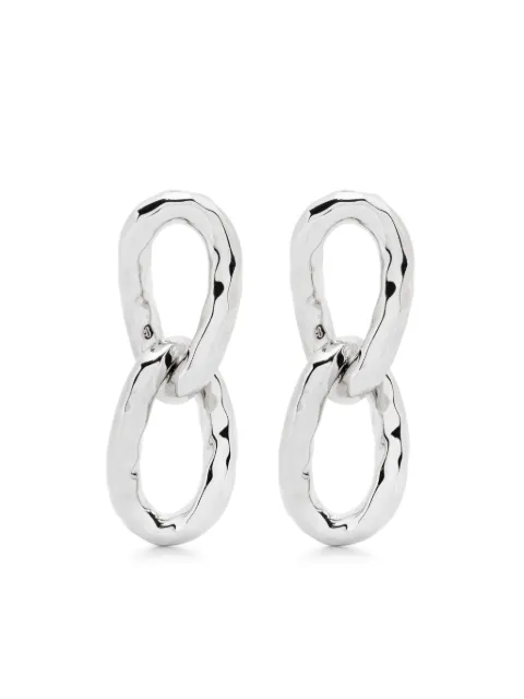 Jil Sander chain-link earrings 