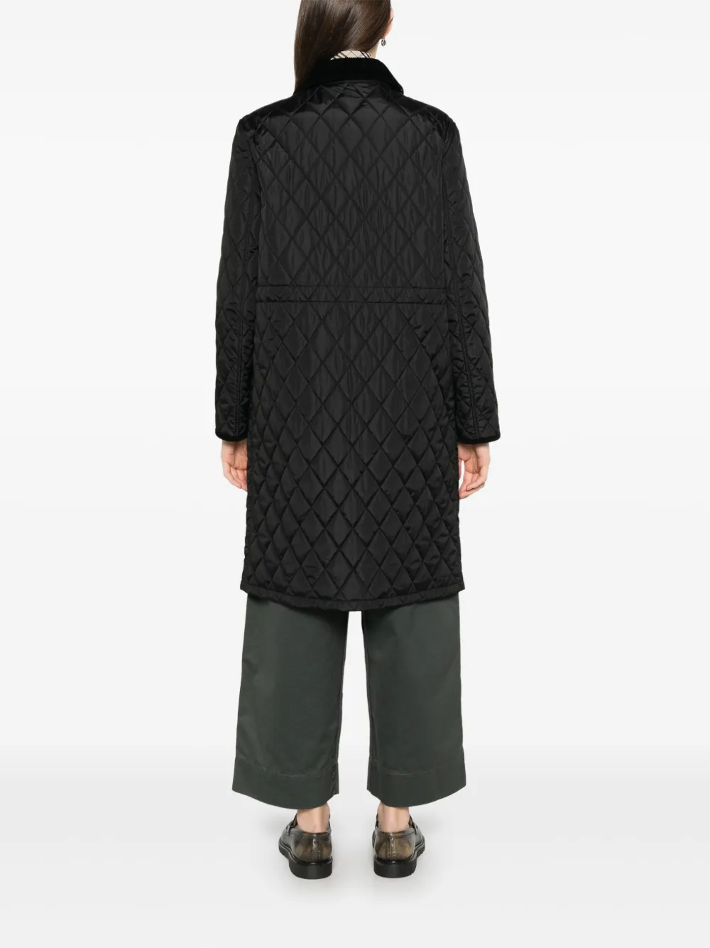 Burberry Gewatteerde parka Zwart