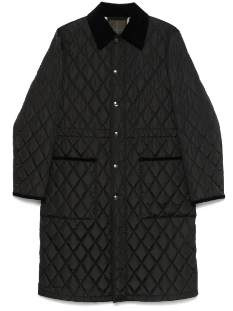 Burberry quilted parka coat