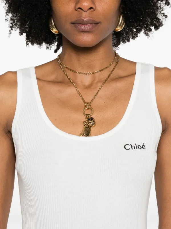 Chloé タンクトップ | ホワイト | FARFETCH JP