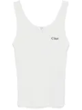 Chloé jersey tank top - White