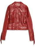 Chloé fringed jacket - Red