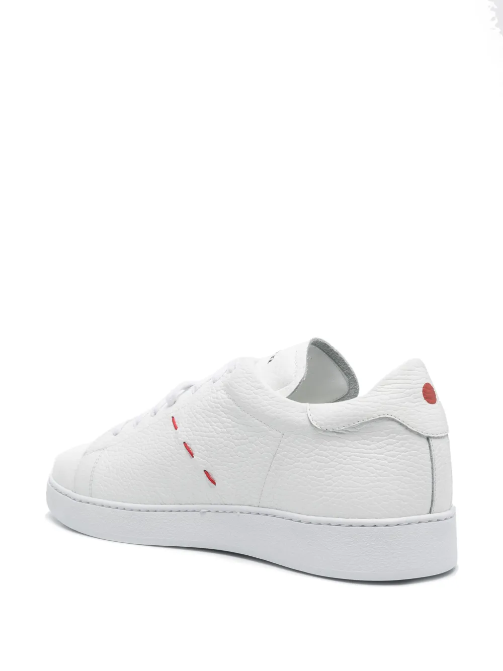 Kiton Sneakers met stiksel Wit