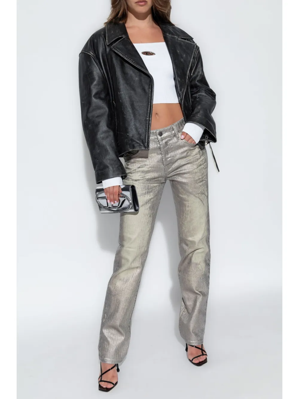 Diesel Top In Viscose Yarn From Responsibly Managed Forests In White