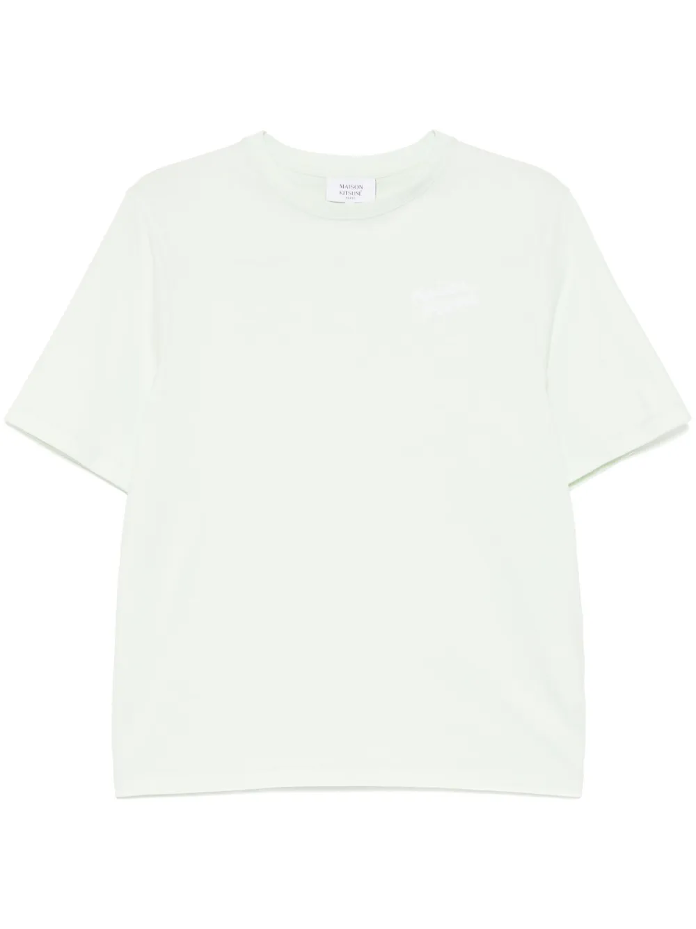 Maison Kitsuné Handwriting Comfort Tシャツ - グリーン Maison Kitsuné Handwriting Comfort Tシャツ - グリーン